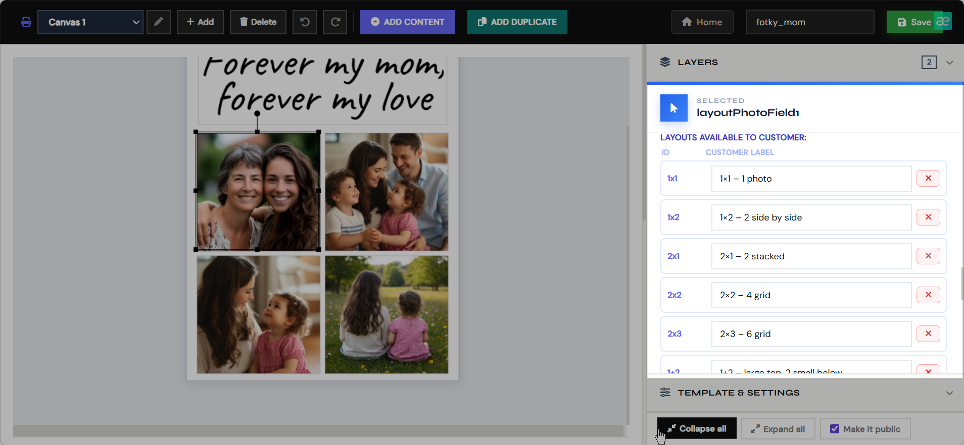 Review all generated photo boxes